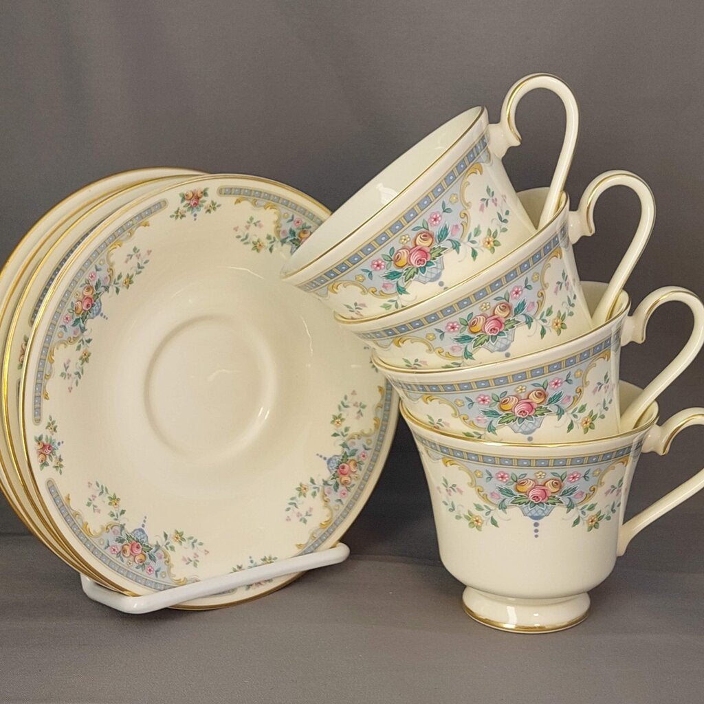 Royal Doulton Juliet N5077 Cup and Saucer Set Romance Series Bridal China