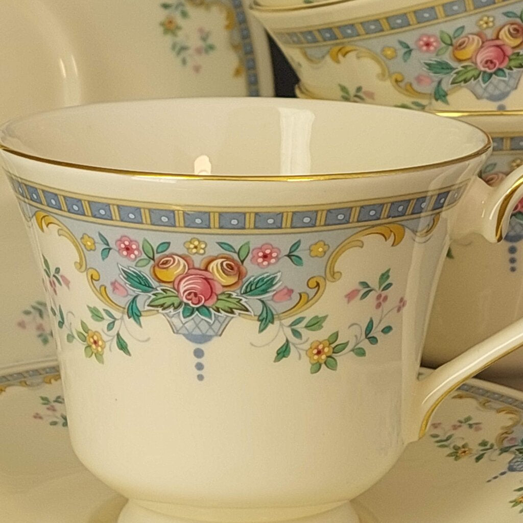 Royal Doulton Juliet N5077 Cup and Saucer Set Romance Series Bridal China