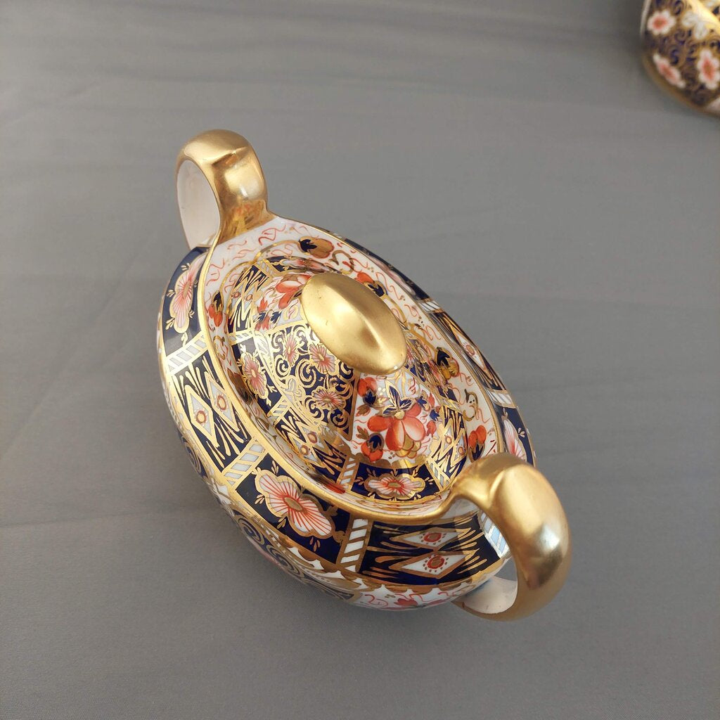 Paragon Star England Imari Pattern Creamer and Lidded Sugar Bowl