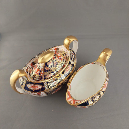 Paragon Star England Imari Pattern Creamer and Lidded Sugar Bowl