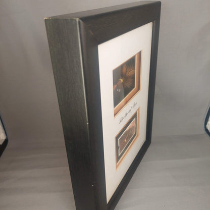 Steelhead Bee - in Shadow Box signed D.Gamboa Hand Tied Steelhead Bee Fishing Fly and Canada Postage Stamp
