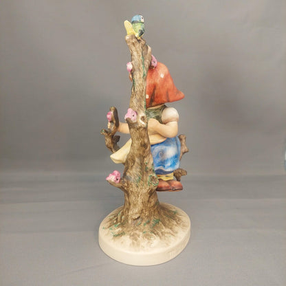 M.I. Hummel 6 inch Apple Tree Girl 141/1 and Apple Tree Boy 141/1 1960-1972