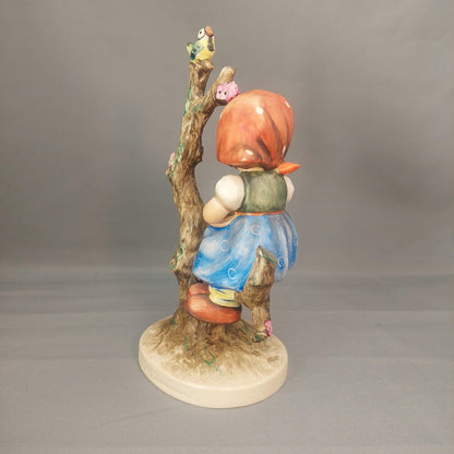 M.I. Hummel 6 inch Apple Tree Girl 141/1 and Apple Tree Boy 141/1 1960-1972