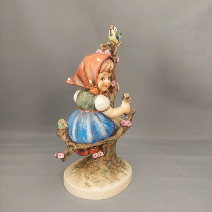 M.I. Hummel 6 inch Apple Tree Girl 141/1 and Apple Tree Boy 141/1 1960-1972