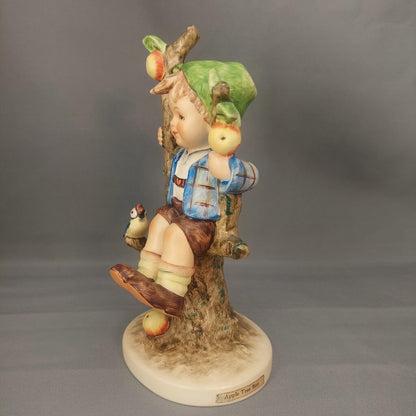 M.I. Hummel 6 inch Apple Tree Girl 141/1 and Apple Tree Boy 141/1 1960-1972