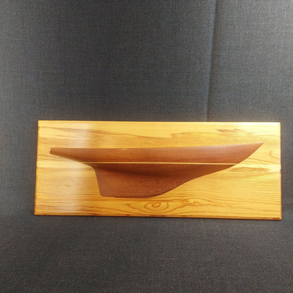 Half Hull DWL RORC Aux. Sloop Half Hull Model 1/2in = 7ft
