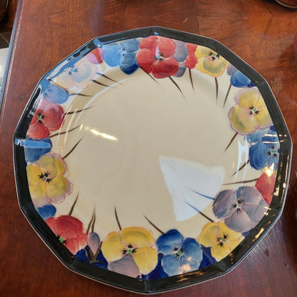 Royal Doulton 1917-1930 Pansy Dinner Plate 8 1/8"D Pattern D4049