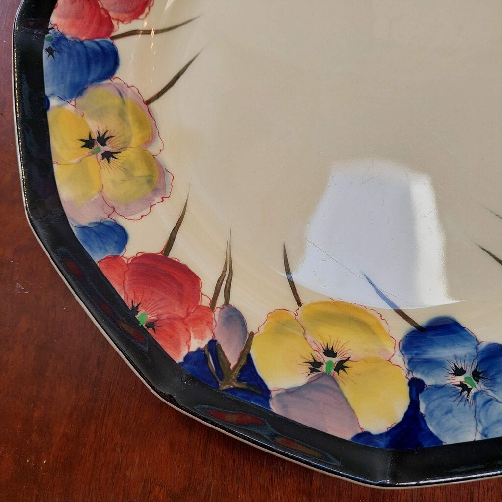 Royal Doulton 1917-1930 Pansy Dinner Plate 8 1/8"D Pattern D4049