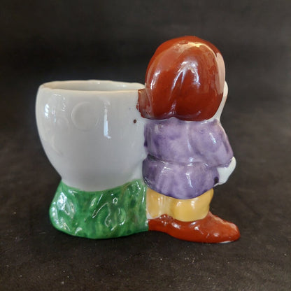 1937 Disney Grumpy Egg Cup Snow White W.D. Ent. Made in Japan Vintage Rare