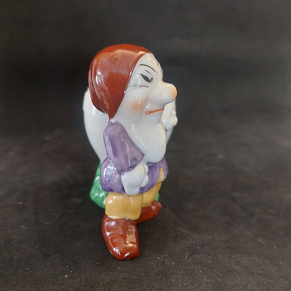 1937 Disney Grumpy Egg Cup Snow White W.D. Ent. Made in Japan Vintage Rare