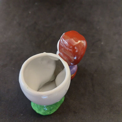 1937 Disney Grumpy Egg Cup Snow White W.D. Ent. Made in Japan Vintage Rare