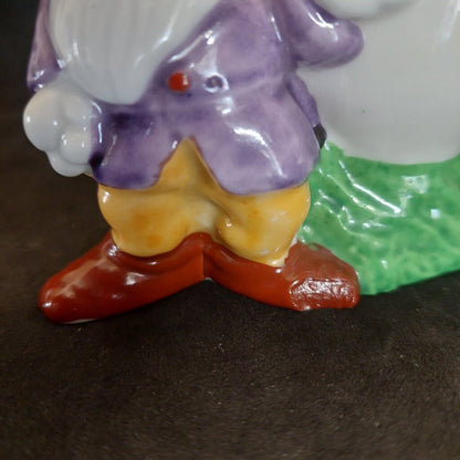 1937 Disney Grumpy Egg Cup Snow White W.D. Ent. Made in Japan Vintage Rare