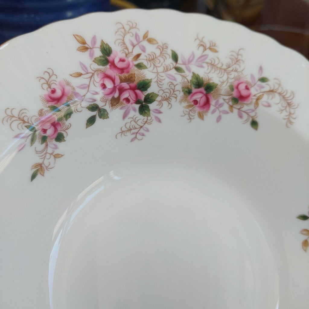 Royal Albert Lavender Rose - 4 Rimmed Soup Bowls - Never Used