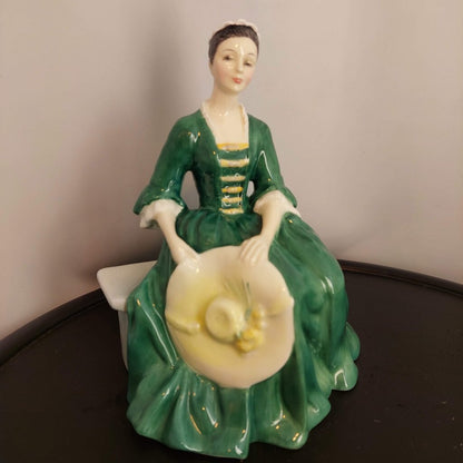 Lot of 4 Royal Doulton Williamsburg Figurines Blacksmith, Wigmaker, Lady, Silversmith