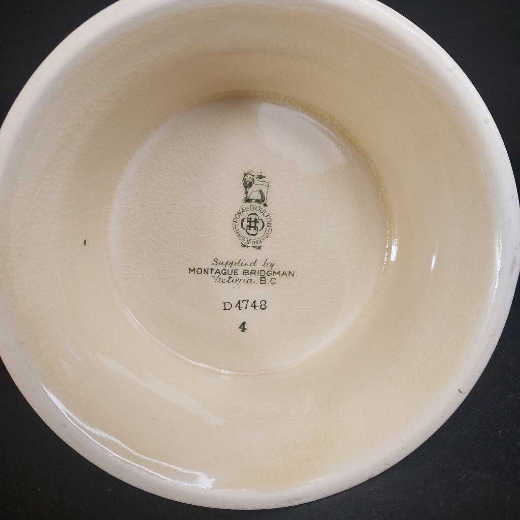 RARE 1929 Golfing Series Tankard "Supplied by Montague Bridgman Victoria BC" crazed - The URBANARY Home and Garden