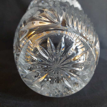 9 3/4 inch Tall POLINA POLAND Heavy Crystal Vase