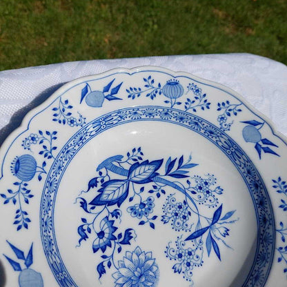 BLUE ONION "Tiefer Teller" Deep Dinner Plate Bowl Hutschenreuther Selb