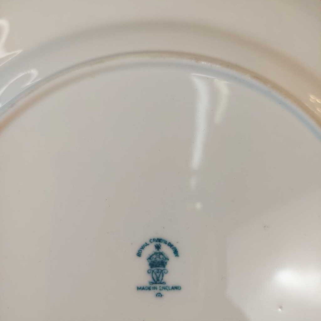 1917-27 Blue MIKADO LUNCH PLATE 9 Inch by Royal Crown Derby