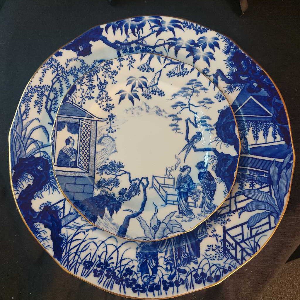 Royal Crown Derby Single Blue Mikado BREAD & BUTTER Side Plate 6 Inch