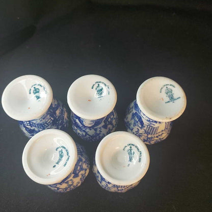 SINGLE RARE 1916 Blue Mikado EGG CUP by Royal Crown Derby (multiple available)