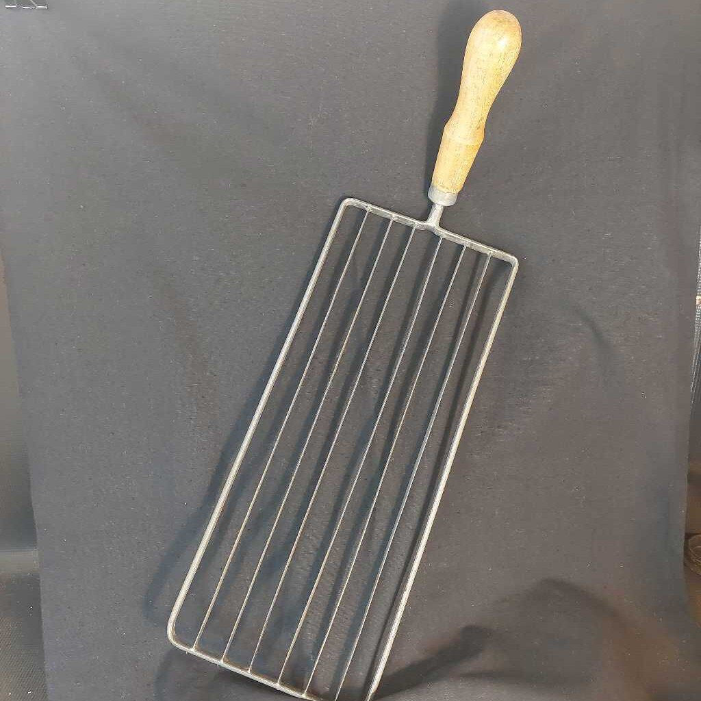 Commercial Cheese CURD HARP Cutter w. Wooden Handle