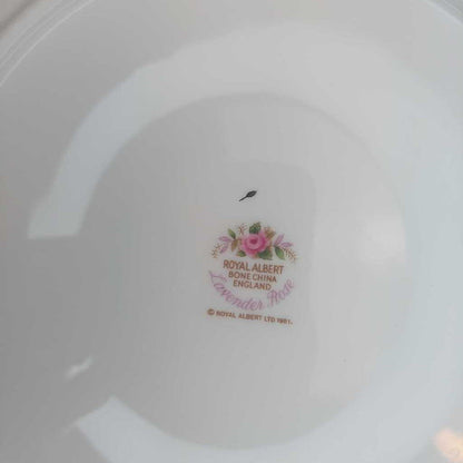 LAVENDER ROSE Cake Plate 9 inch Exc. Cond.