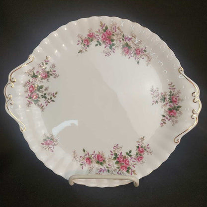 LAVENDER ROSE 9 Inch CAKE PLATE by Royal Albert