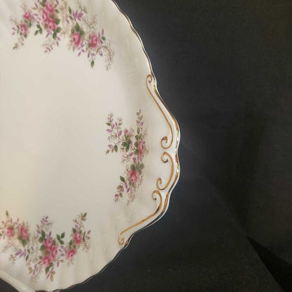 LAVENDER ROSE 9 Inch CAKE PLATE by Royal Albert