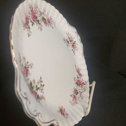 LAVENDER ROSE 9 Inch CAKE PLATE by Royal Albert