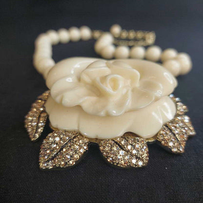 Heidi Daus Bead Necklace Large Pendant