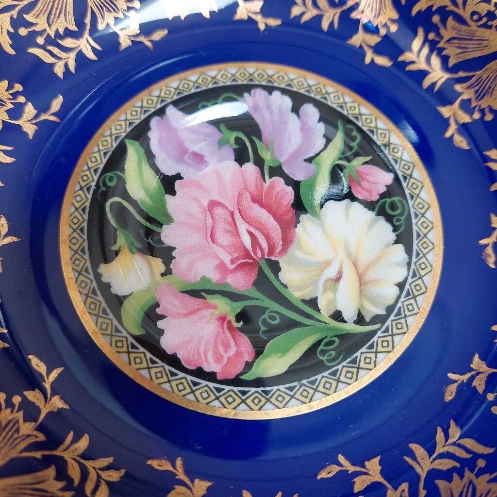 1950S Paragon Double Warrant Hand Painted Sweet Pea Tea Cup & Saucer - The URBANARY Home and Garden