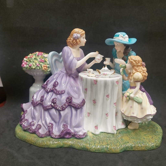 Royal Doulton AFTERNOON TEA HN5498 Pretty Ladies Signed Ltd Ed - The URBANARY Home and Garden