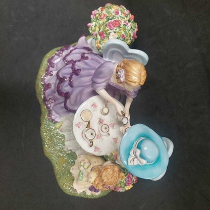 Top view of Royal Doulton limited edition Pretty Ladies series Afternoon Tea HN 5498