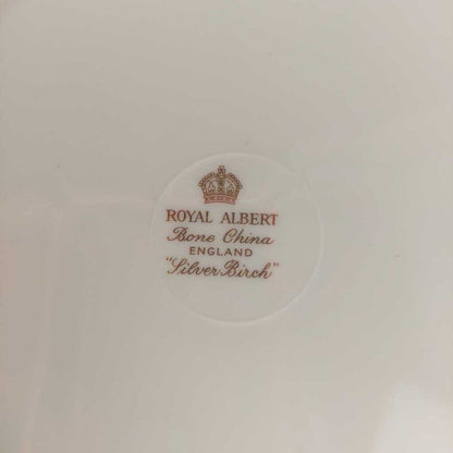 Royal Albert SILVER BIRCH 2 Piece Dinner and Lunch Plate Set
